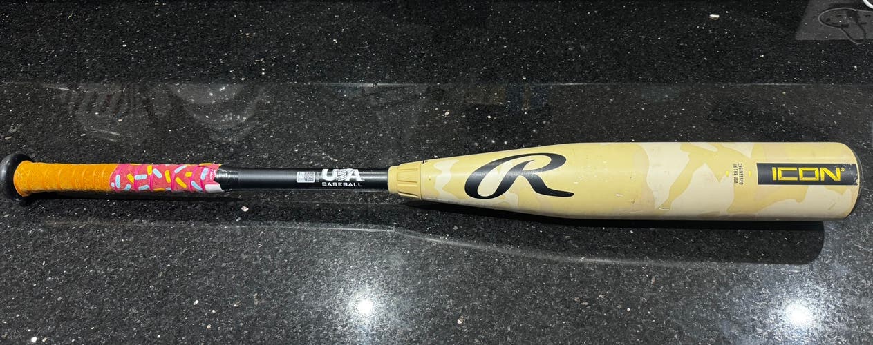 2025 Rawlings Icon Composite USABat Certified Bat (-10) 19 oz 29" (Used)