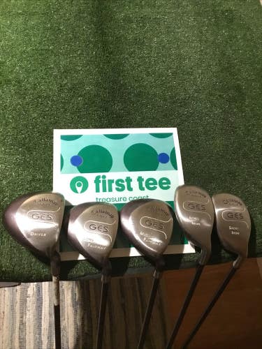 Callaway Ladies GES Set (Driver, Long FW, Mid FW, Short & Long Irons) Graphite