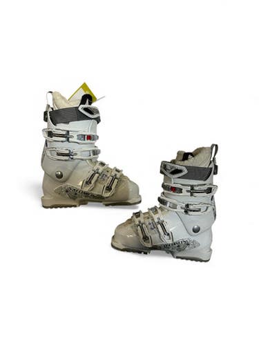Used Salomon CHARM Womens DH Ski Boot White 245 MP - M06.5 - W07.5 11873-C000227955