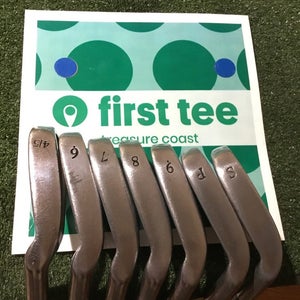 Knight Left Handed Allante Irons Set 4/5-PW Seniors Light HM Platinum Graphite