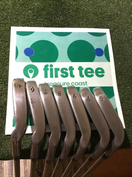 Knight Left Handed Allante Irons Set 4/5-PW Seniors Light HM Platinum Graphite