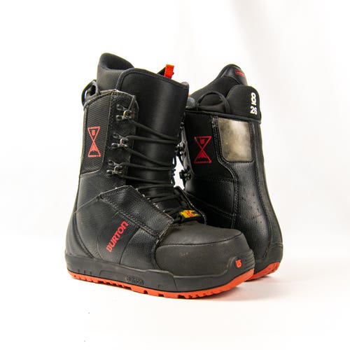 Burton Progression Unisex Size M 8.0 (W 9.0) Snowboard Boots Soft Flex All Mountain (Used)