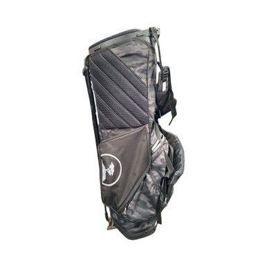 Used PEBBLE BEACH GOLF BAG Mens Stand Bag Black 11883-S000154521