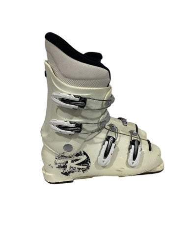 Used Lange EXCLUSIVE Womens DH Ski Boot White 265 MP - M08.5 - W09.5 11847-S000031466