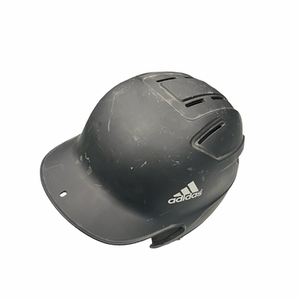 Used Adidas BATTING HELMET Batting Helmet No Mask Black MD 11682-S000124286