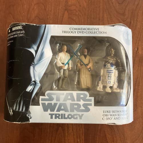 Star Wars Trilogy: LUKE SKYWALKER, OBI-WAN KENOBI, C-3PO & R2-D2 - unopened