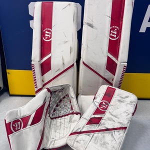 Red 26" Junior Warrior Ritual G5 Goalie Full Set Regular (Used)