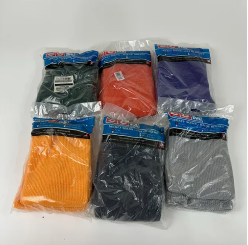 x3 - Brand New Senior New 30" CCM Knit Socks - GREY