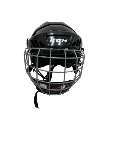 Used CCM FL40 SM Hockey Helmet Cage Combo 11692-S000144583
