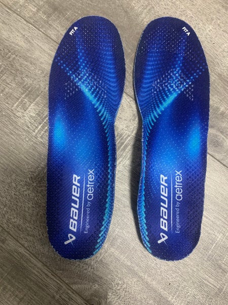New Bauer Aetrex Skate Orthotic Hockey Insoles  Senior Sizes 8  FIT A