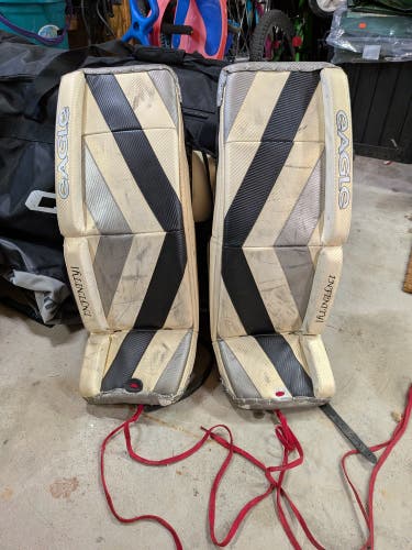 Medium Eagle Goalie Leg Pads (Used)