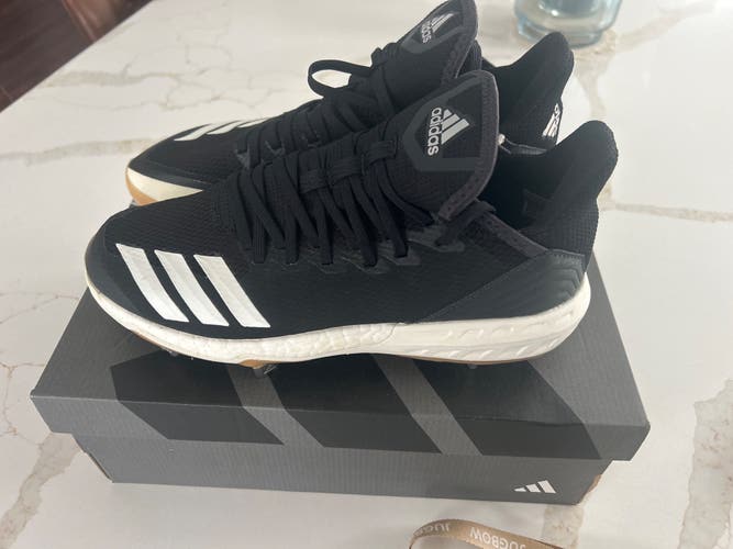 Black Men's Size M 8.0 (W 9.0) Adidas Boost icon 4 Low Top Metal (New)