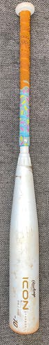 2025 Rawlings Icon Composite USSSA Certified Bat (-10) 19 oz 29" (Used)