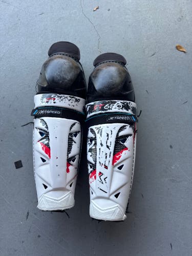 Junior CCM JetSpeed FT680 14" Shin Pads (Used)