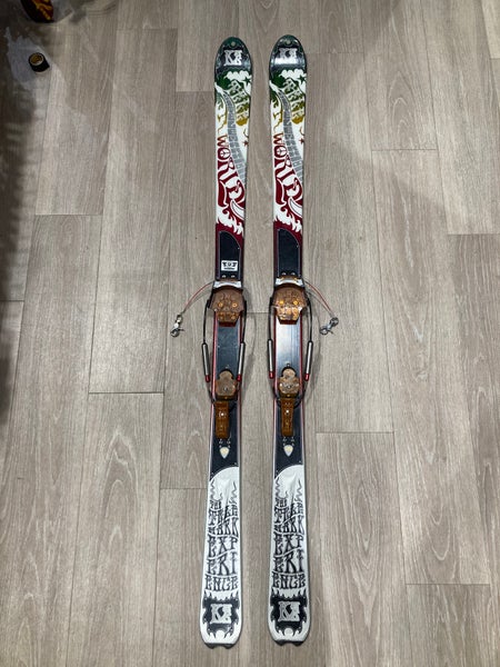 K2 World Piste 172 cm Telemark Skis W/ Targa G3 Bindings
