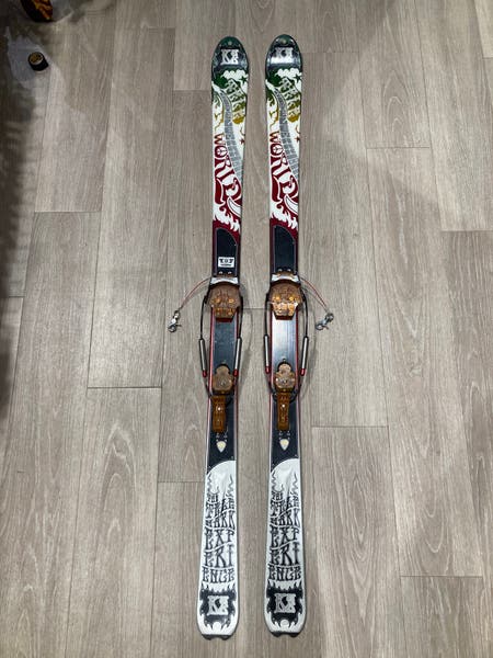 K2 World Piste 172 cm Telemark Skis W/ Targa G3 Bindings