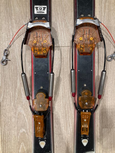 K2 World Piste 172 cm Telemark Skis W/ Targa G3 Bindings