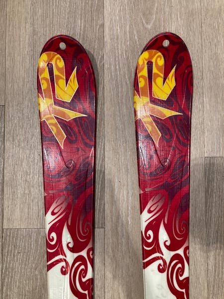 K2 Schi Devil 158cm Telemark Skis W/ Targa G3 Bindings