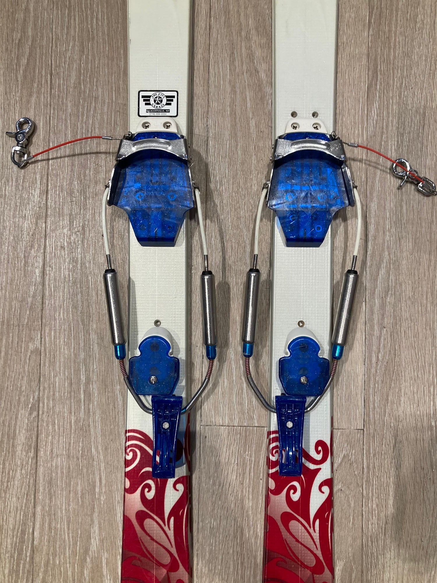 K2 Schi Devil 158cm Telemark Skis W/ Targa G3 Bindings
