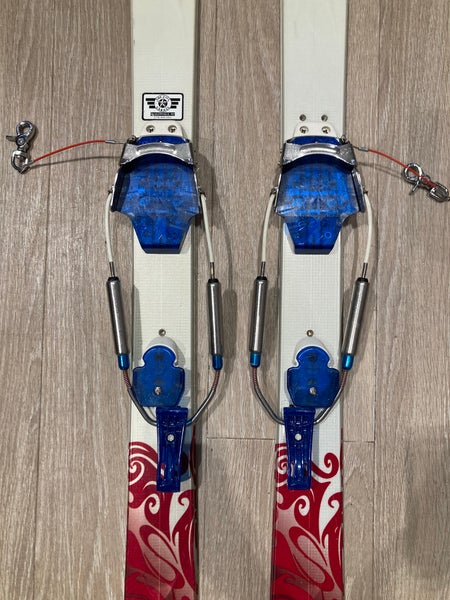 K2 Schi Devil 158cm Telemark Skis W/ Targa G3 Bindings