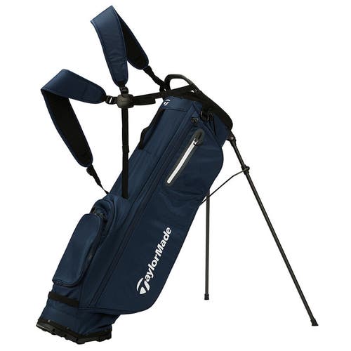 NEW 2025 TaylorMade Flextech Super Lite Navy 4 Way Stand/Carry Golf Bag