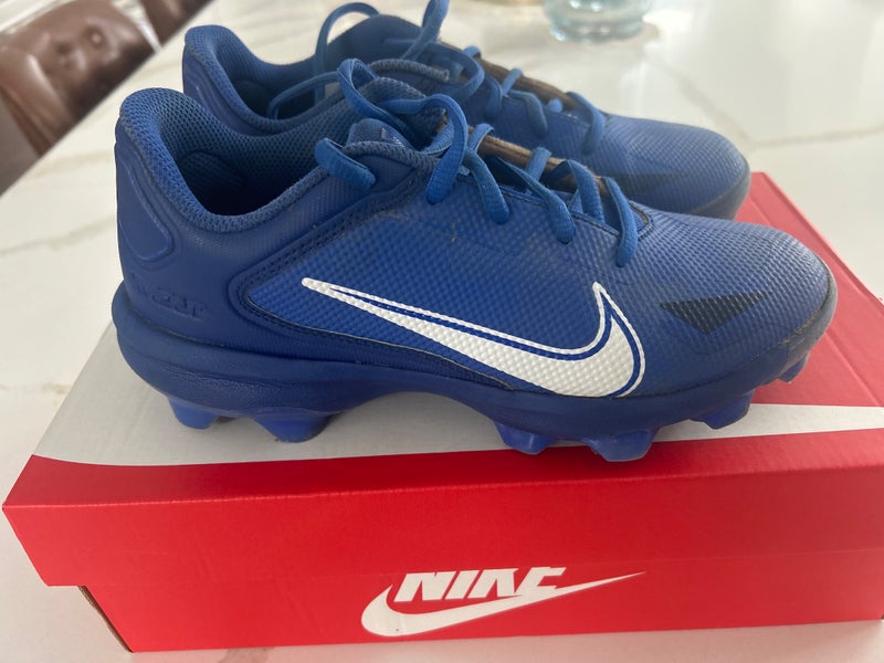 Blue Kid's 4.5Y (Big Kids / Youth) Youth Nike Trout Low Top Molded Cleats (Used)