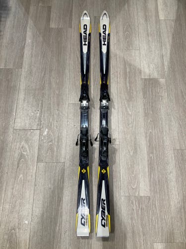 HEAD Cyber WC 185cm Skis W/ Marker 11.0 Bindings