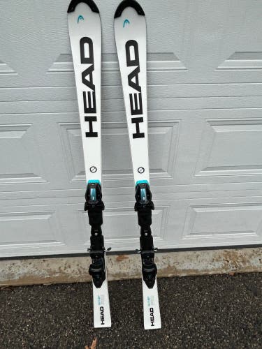 2024 HEAD WC Rebels e.SL 150 cm Racing Skis With Bindings Max Din 11 (Used)