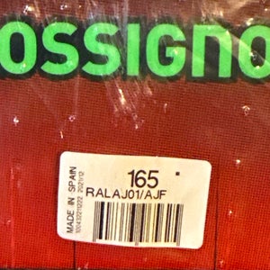 Men's Rossignol Hero FIS Slalom Pro 165 cm Racing Skis Without Bindings (New)