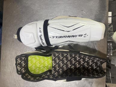 Used WinnWell Junior Shin Guards White 16" 11605-S000210665