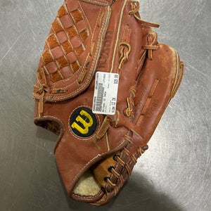 Used Wilson 12 INCH BB/SB Glove RH Throw Brown 12" 11605-S000210658