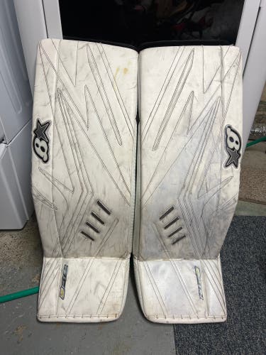 Used  Brian's OPTiK 2 Goalie Leg Pads 33+1 Max