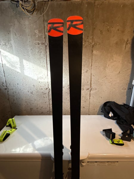 Men's Rossignol Hero FIS GS Pro 193 cm Racing Skis With Bindings Max Din 18 (Used)