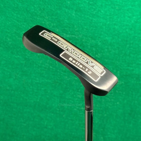 Yes! Golf C-Groove Bella-12 Black Flow-Neck 35" Putter Golf Club