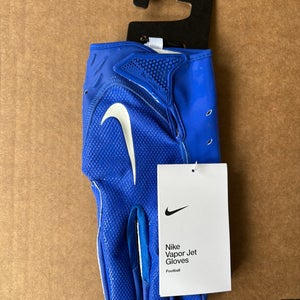 Nike Vapor Jet 7.0 Football Gloves Royal Blue Men’s Size XL NFL PE DX4522-419