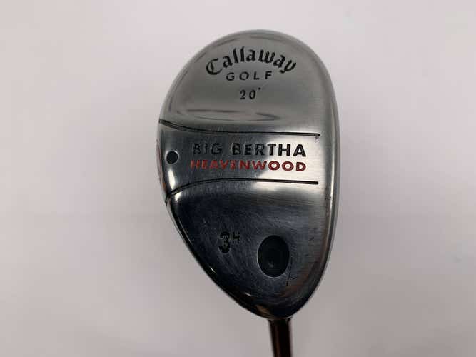 Callaway Big Bertha Heavenwood 3 Hybrid 20* RCH 75w Regular Graphite Mens RH