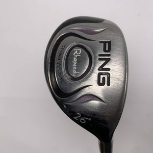 Ping Rhapsody 5 Hybrid 26* ULT 129 Ultra Light Ladies Graphite Womens RH