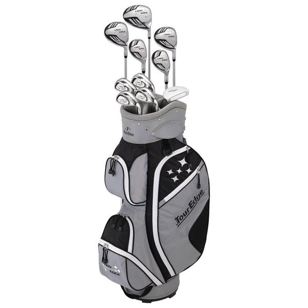Tour Edge Lady Edge Complete Full Set (Black/White, PETITE) 2020 NEW