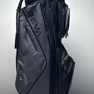 Callaway REVA Cart Bag Black Gray 14-Way Divide Single Strap Ladies Golf Bag