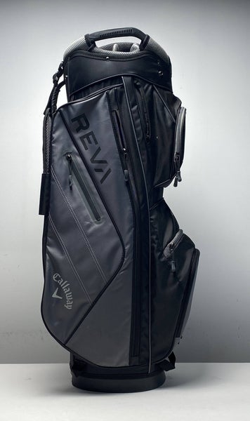 Callaway REVA Cart Bag Black Gray 14-Way Divide Single Strap Ladies Golf Bag