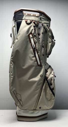 Sun Mountain Sync Ladies Golf Cart Bag Tan/Brown 14-Way Divide Strap Bag NEW