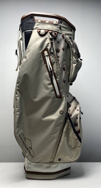 Sun Mountain Sync Ladies Golf Cart Bag Tan/Brown 14-Way Divide Strap Bag NEW