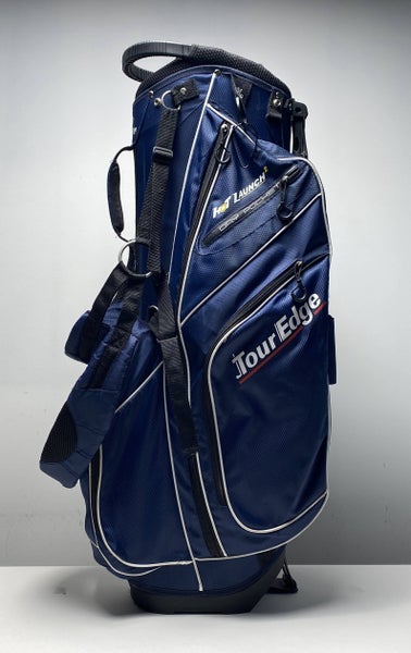 Tour Edge Hot Launch 2 Stand Bag Blue 6-Way Divide Dual Strap Golf Bag
