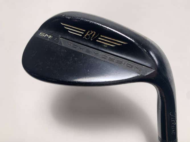 Titleist Vokey SM8 Jet Black Lob Wedge LW 60* 10 Bounce S-Grind Wedge  Mens RH