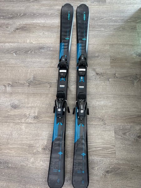 Women's Elan Black Magic 146 cm Skis With ELW 9.0 Bindings (Used)