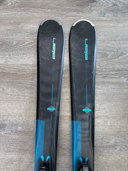 Women's Elan Black Magic 146 cm Skis With ELW 9.0 Bindings (Used