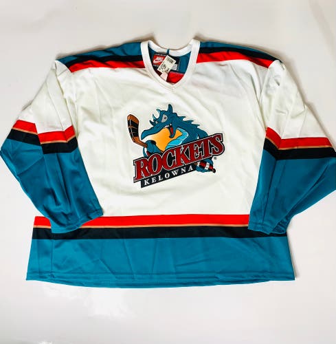 Kelowna Rockets White XL Men's Nike Jersey
