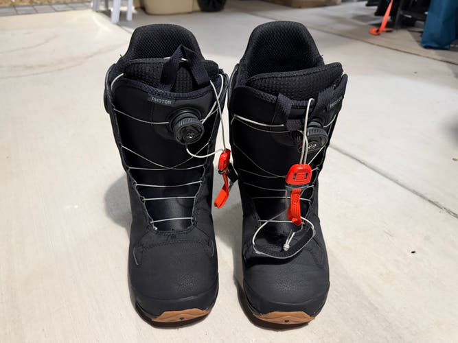 Men's Size M 10.5 (W 11.5) Burton Photon Snowboard Boots Medium Flex All Mountain (Used)