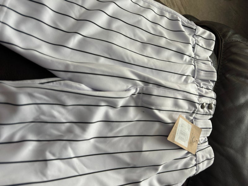 Men's Small Adult EvoShield Salute Pinstripe open bottom Pants (New)