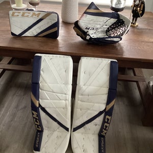 33"+2" 2023 CCM EFlex 5 Regular Goalie Full Set (Used)